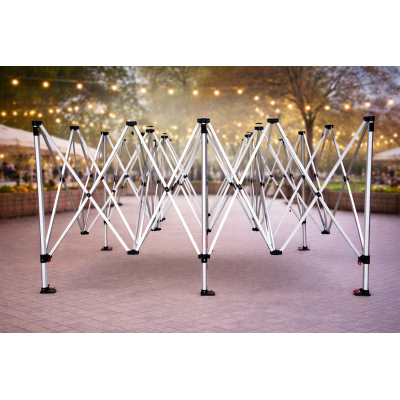 Barnum pliant alu 45 mm 3x6 m GRIS – EN PRÉCOMMANDE -10% + livraison gratuite