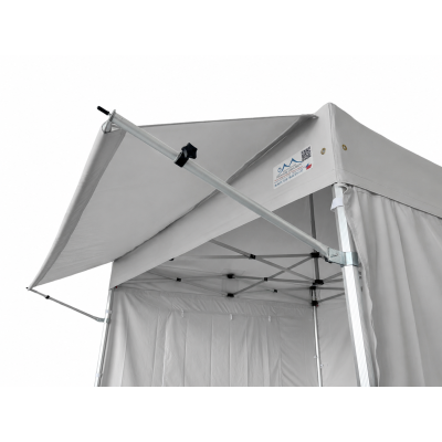Casquette grise d’extension 4.5 m pour tonnelle pliante – PVC 380 g/m² | Planète Diffusion