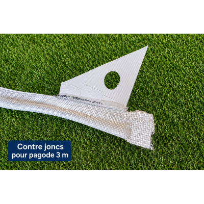 Contre-jonc de fixation pour pagode aluminium 3 × 3 m