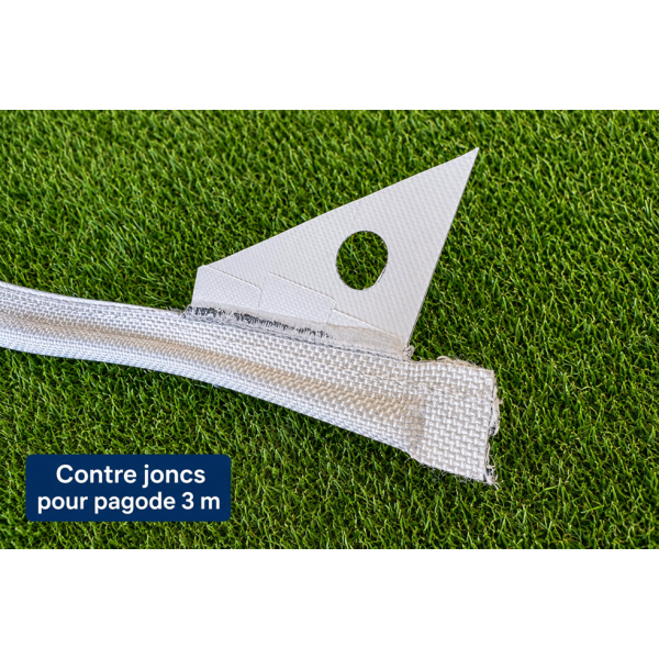 Jonc 3 m de fixation  Ø 10 mm – Pour bâche de toit pagode aluminium 3x3 m