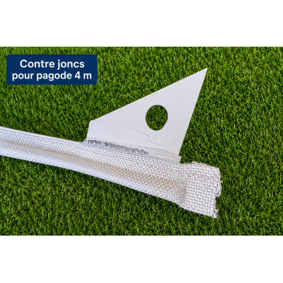 Contre-jonc de fixation pour pagode aluminium 4 × 4 m