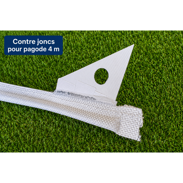 Jonc 4 m de fixation Ø 10 mm – Pour bâche de toit pagode aluminium 4x4 m