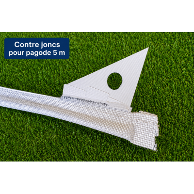 Contre-jonc de fixation pour pagode aluminium 5 × 5 m