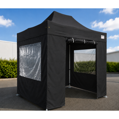 Barnum pliant 2x3 m Semi-Pro acier 45 mm – Noir