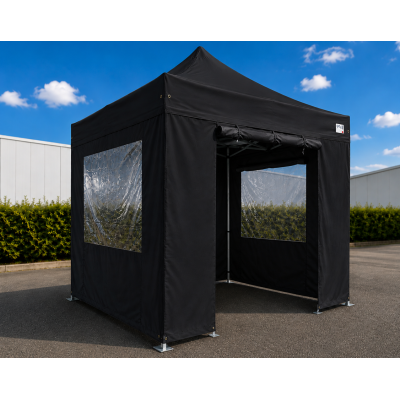 Barnum pliant 3x3 m Semi-Pro acier 45 mm – Noire
