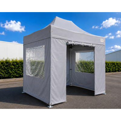 Barnum pliant 3x4.5 m Semi-Pro acier 45 mm – gris