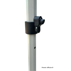 Barnum pliant 3x6 m noire acier 45 mm – Pack complet toit + côtés | Planète Diffusion