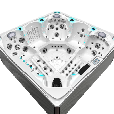 Vue intérieure du spa California-R – Confort et ergonomie