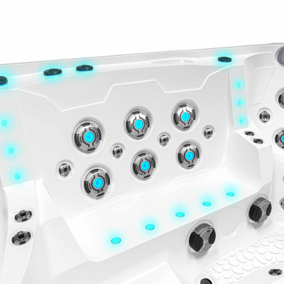 Spa Leeds 9 places – 105 jets de massage | Planète Diffusion