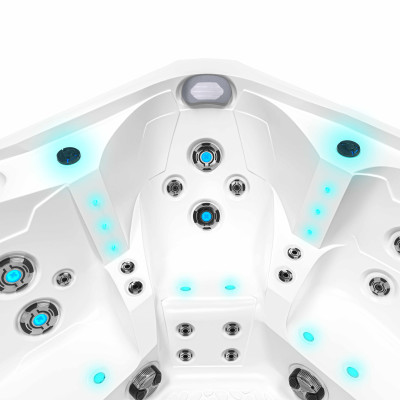 Spa Leeds 9 places – 105 jets de massage | Planète Diffusion